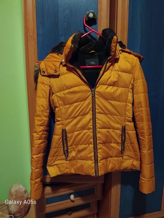 Зимно яке Зара с топла вата и качулка р-р S
