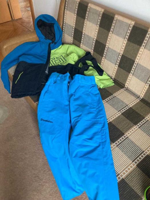 Costum ski Horsefeathers copii marimea L  9164-170 albastru /verde