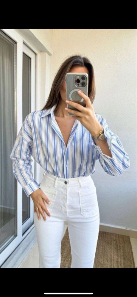 Рубашка Massimo Dutti 1 разб/у состояние идеальное размер оверсайз