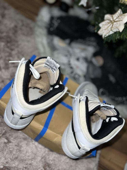 Jordan 1 High / alb cu gri