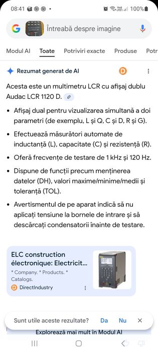 Multimetru AUDAC LCR 1120D