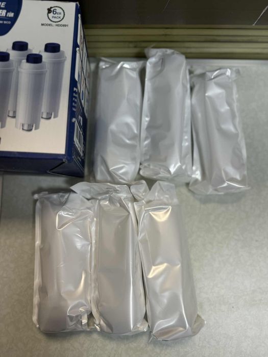 Комплект 6 филтъра за вода с активен въглен за кафе машини