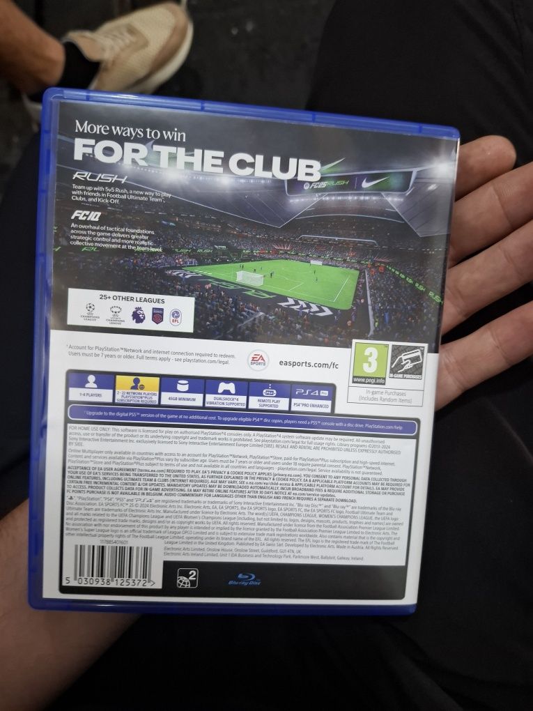 Disk orginal ps 4/5 fifa of fc 2025itsalniy