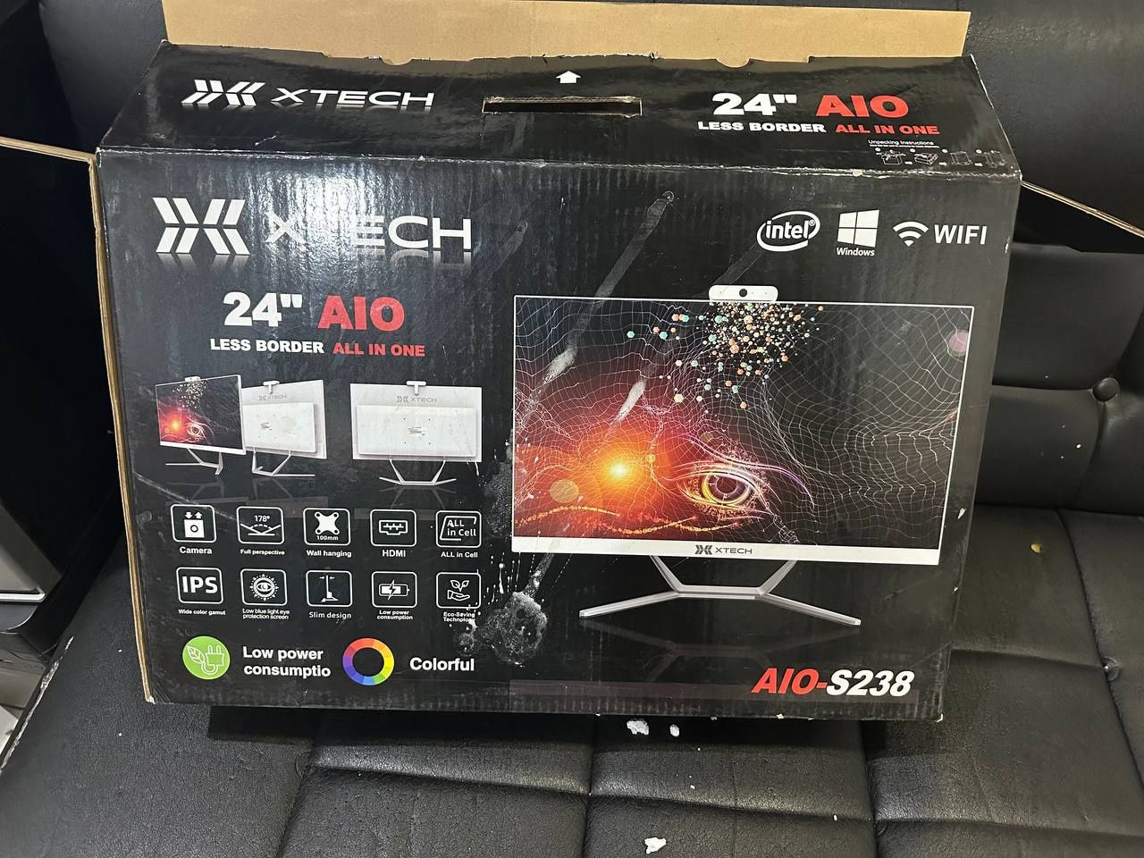 AIO Xtech 24”/H610/i5 12400/16gb/nvme 512gb!