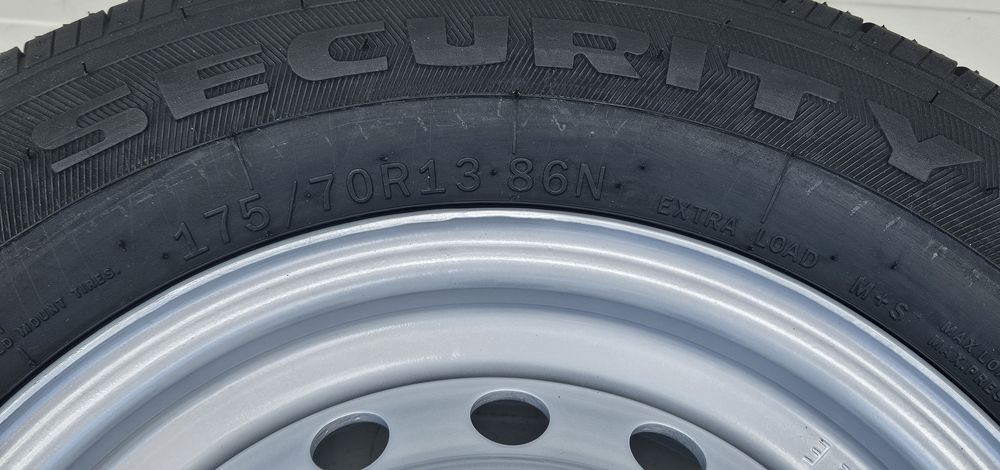 Roata compl remorca 175/70 R13, Anvelopa SECURITY Janta SRW 4.5jx13