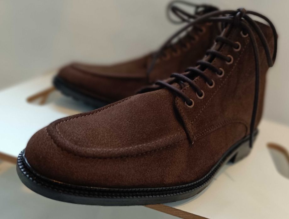 Ghete lace up 41 split toe lucrate manual Dahlin by Eberstal NOI piele