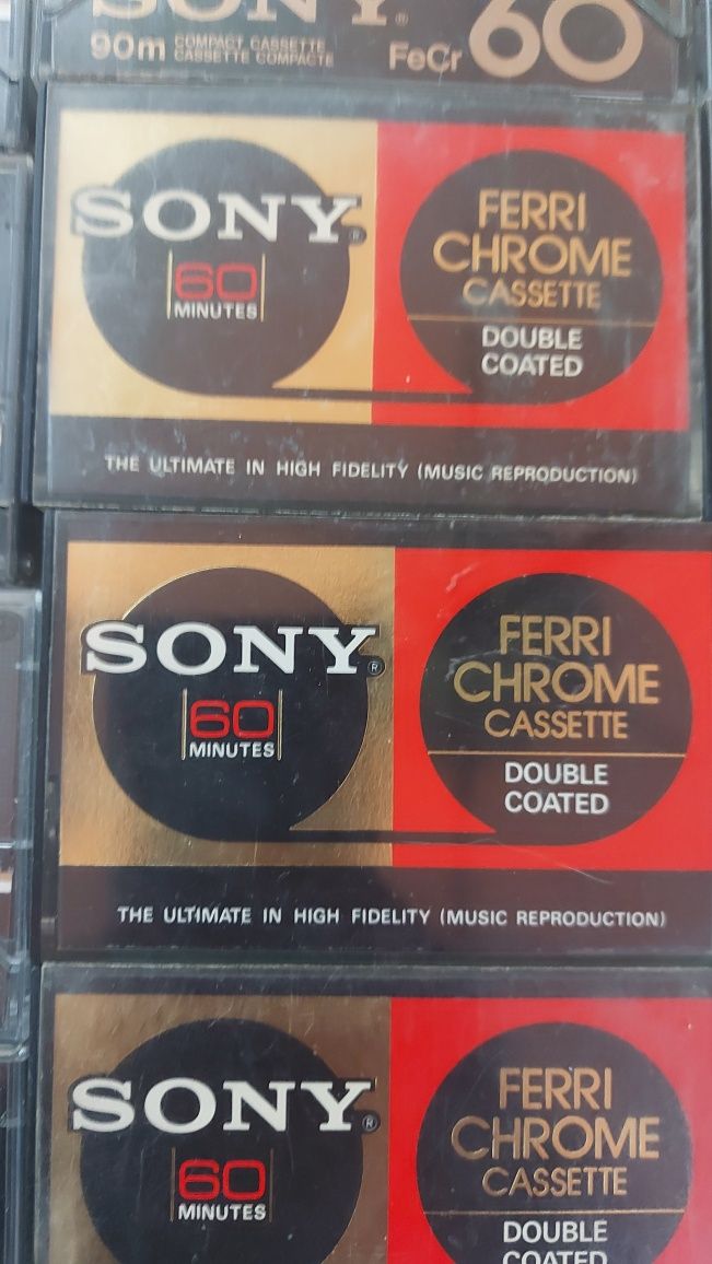 Хромни аудио касетки Sony BASF TDK