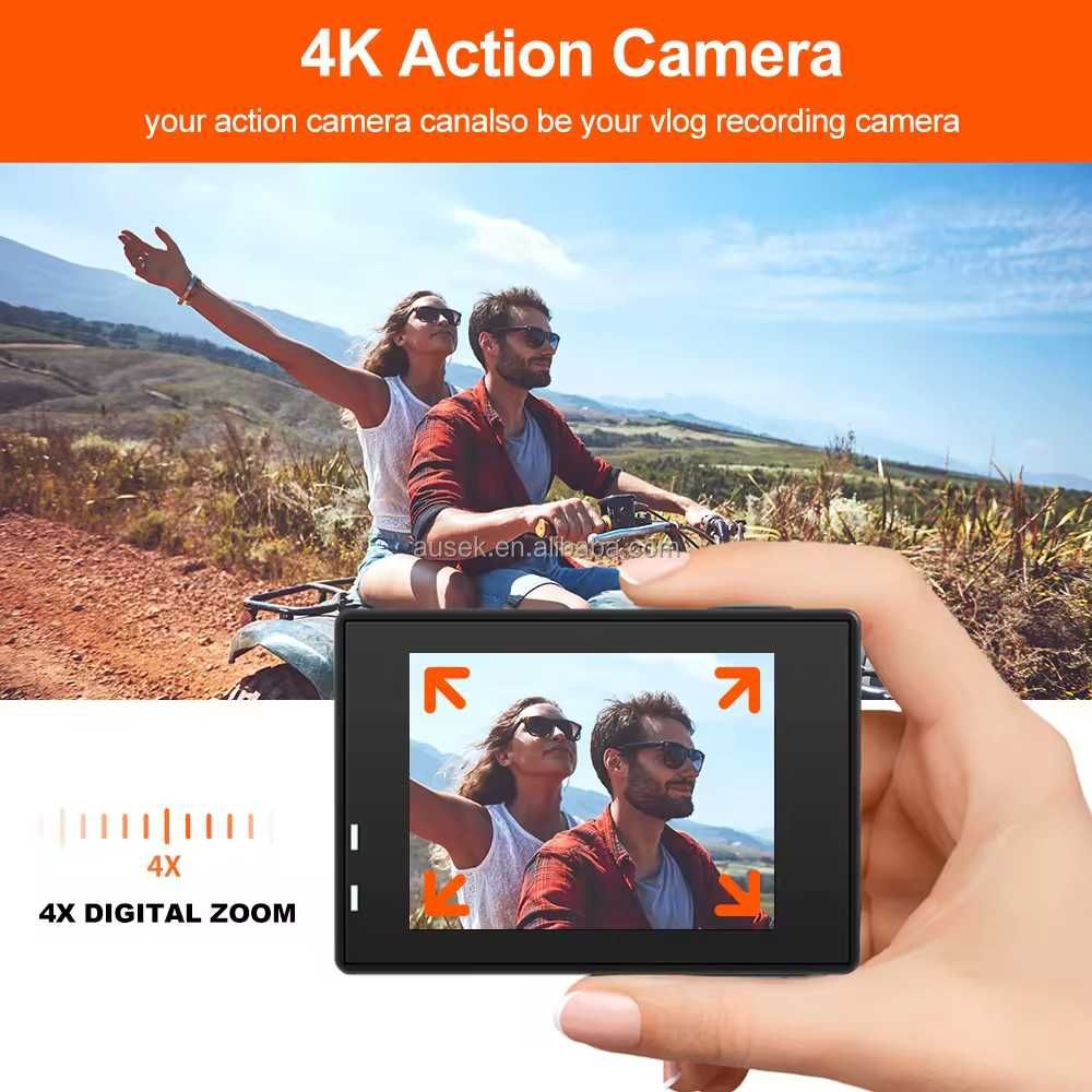 Camera video sport 4K 30fps/1080p 60fps/720p 120fps,CMOS de 16 megapxl