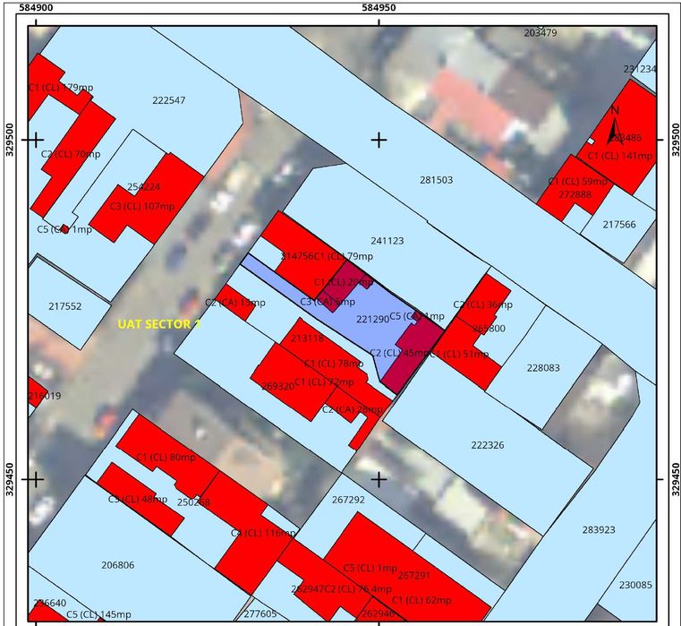 Teren 201 mp Domenii–casă mica renovabila și proiect P+2 - proprietar