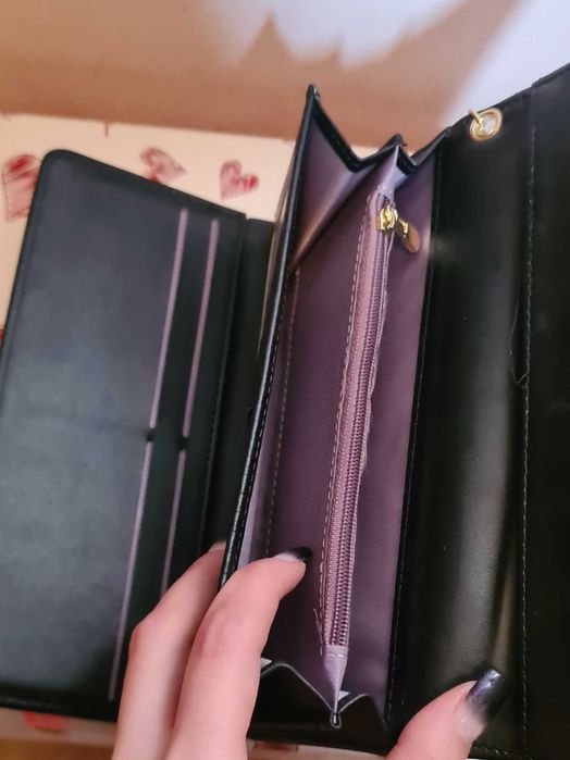 Portofel lung cu pandantiv