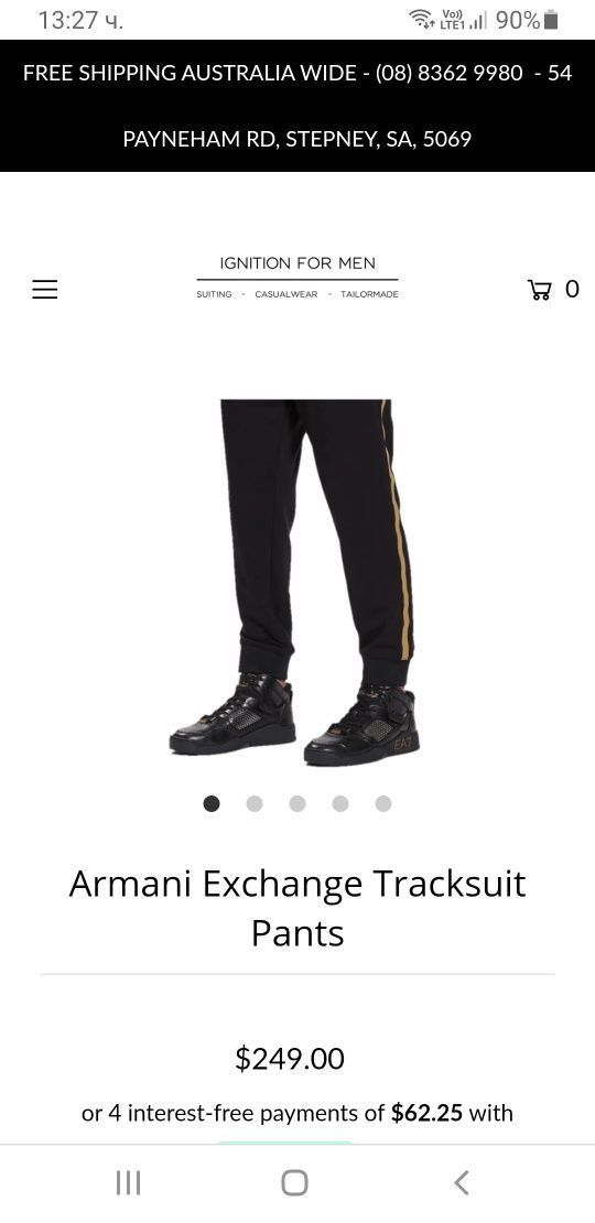 Armani Exchange A/X Pant / L ОРИГИНАЛ! Спортно Долнище Тип Панталон!