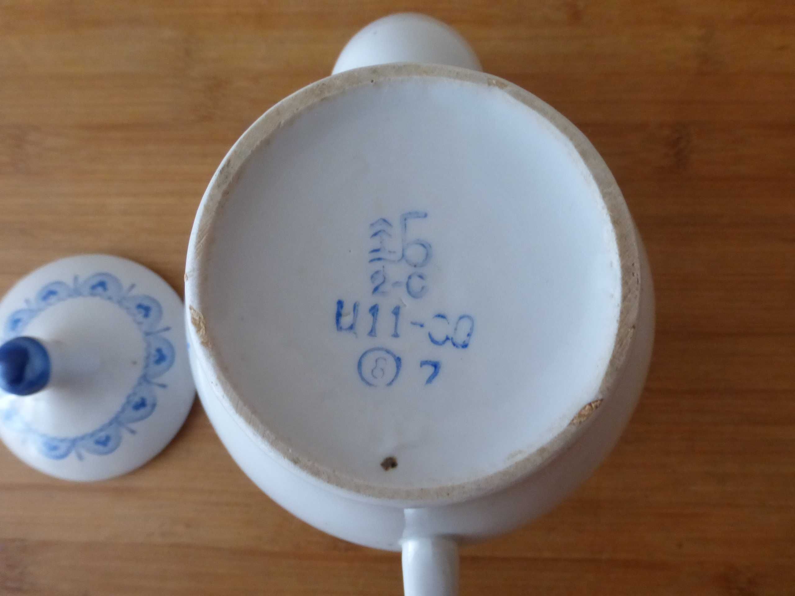 Украински порцеланов чайник Барановка 1970 г