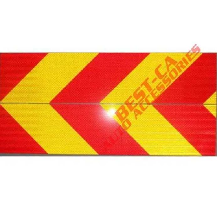 Комплект 2бр. светлоотразителна лена тип пчелна пита 57х13 см.