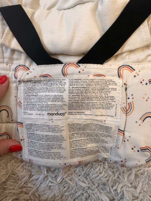 Marsupiu Manduca First curcubeu raindbow