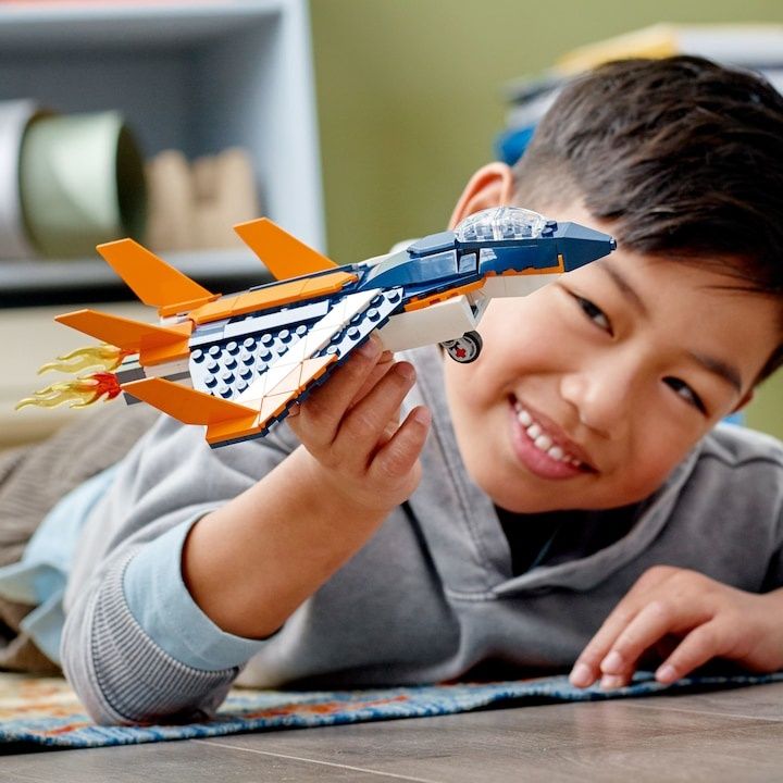 LEGO® Creator 3 in 1 - Avion supersonic 31126, 215 piese