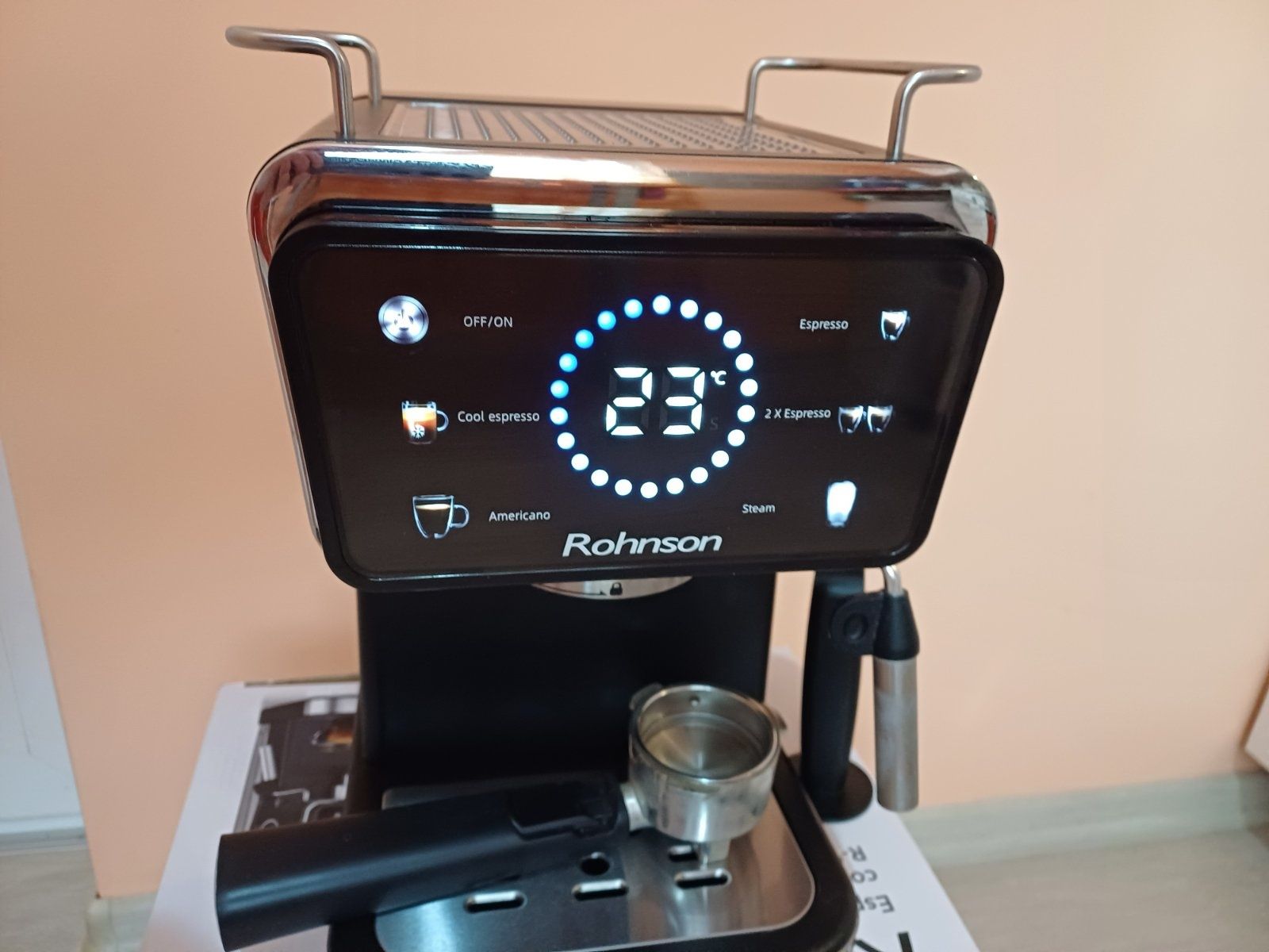 Кафемашина ROHNSON R-98015 / 20 бара /Гаранция!!!