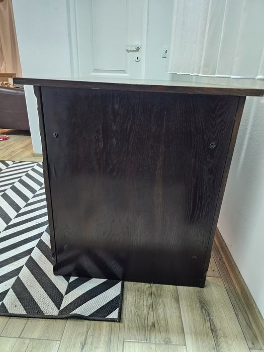 Birou vechi cu biblioteca