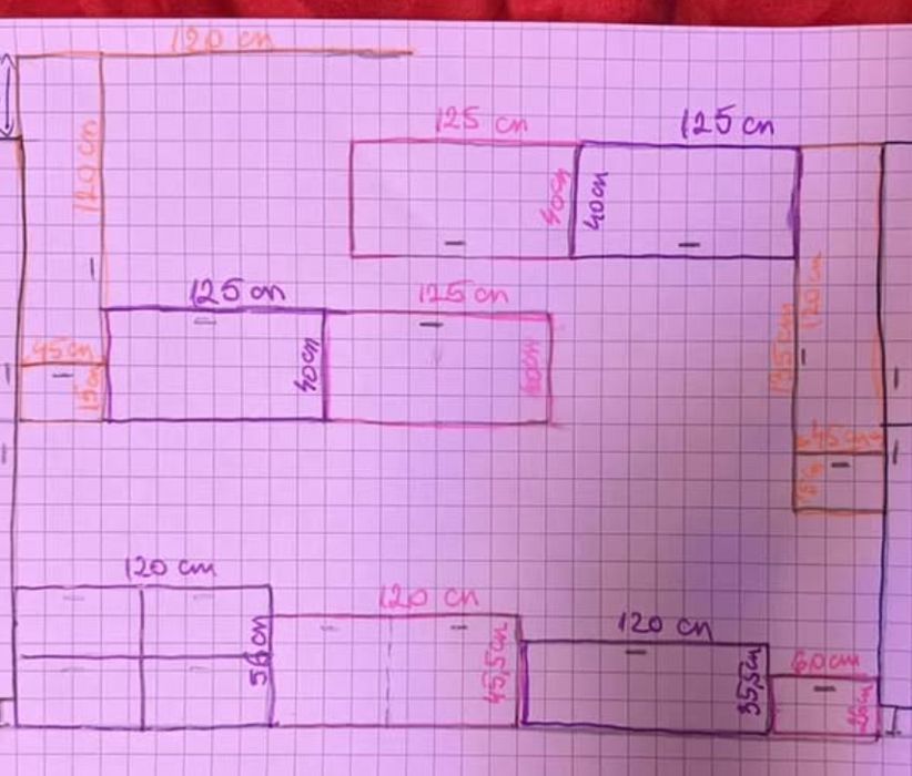 Mobila living/sufragerie