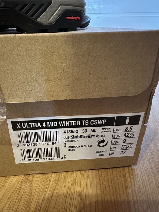 Salomon X Ultra 4 Mid WP 42 2/3