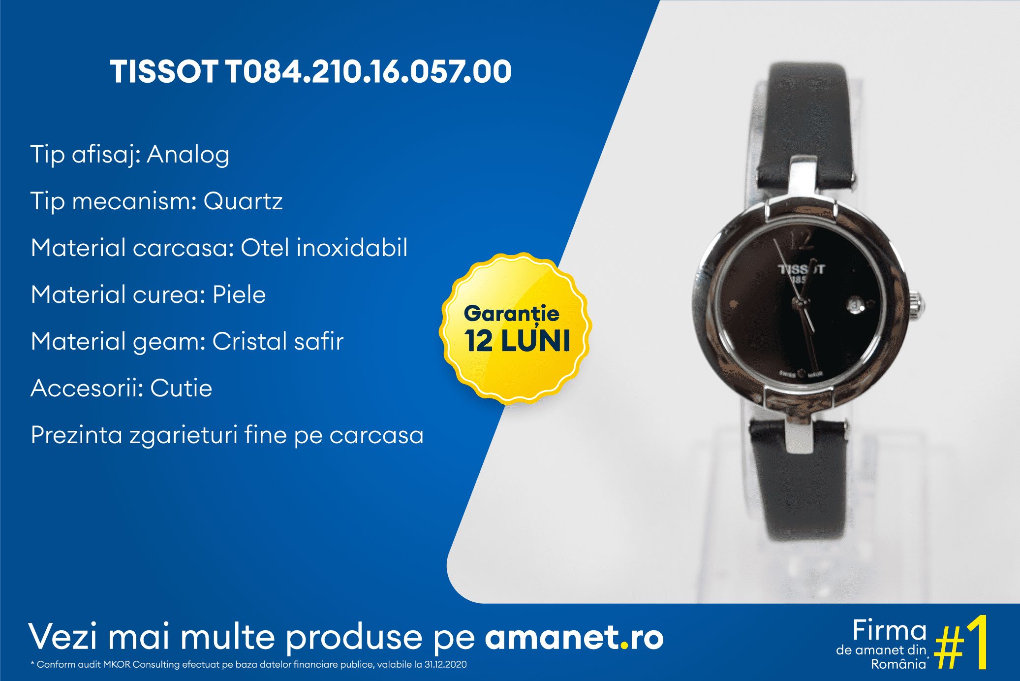 Ceas Tissot T084.210.16.057.00 - BSG Amanet & Exchange