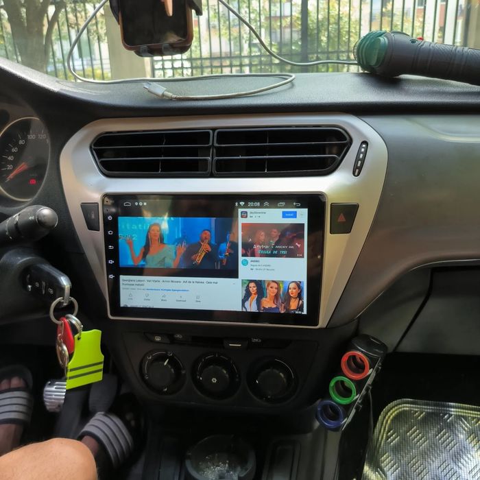 Navigatie Android Citroen C-Elysee Peugeot 301 Waze YouTube GPS USB