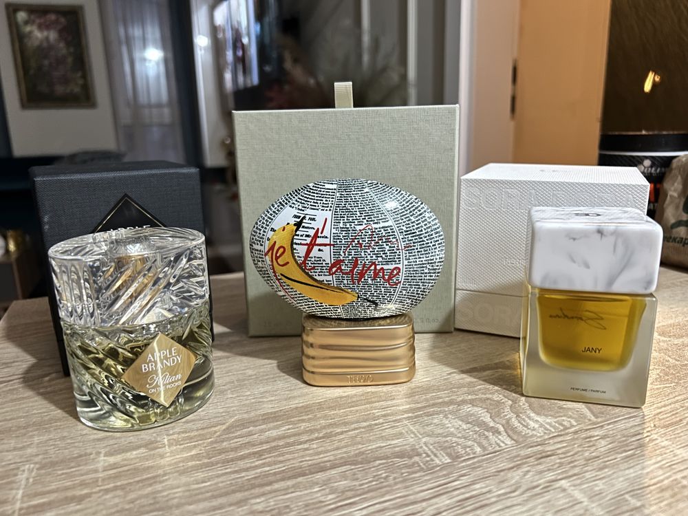 Kilian apple brandy on the rocks