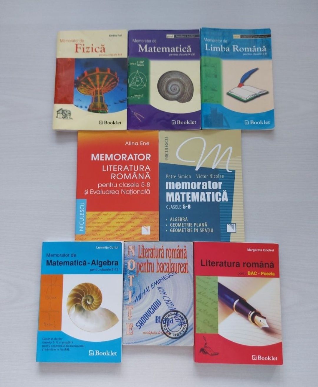 Manuale / Culegeri liceu, BAC și generală (clasele 1-12)