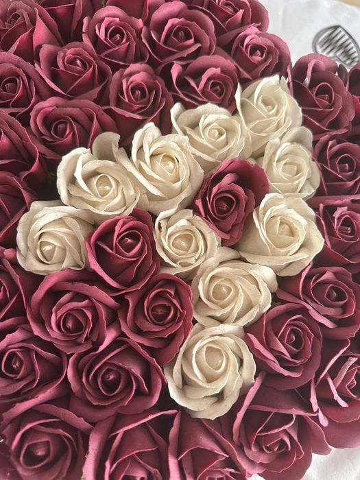 Aranjament flori de sapun