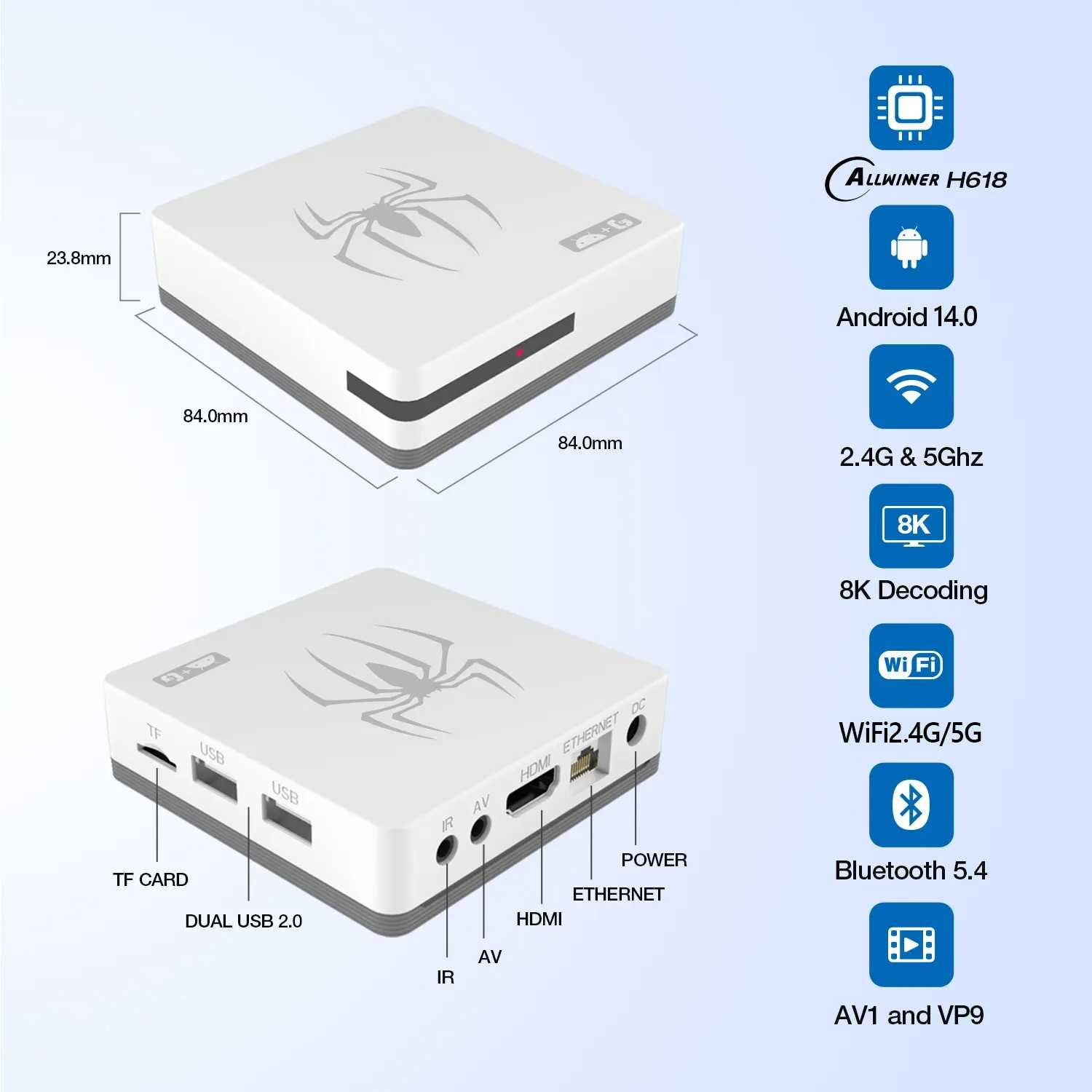 Нова G7 Android 14 Игрова конзола и tv box в едно 128GB 4GB 40000 игри