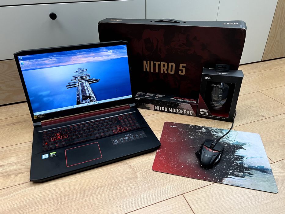 Лаптоп Acer Nitro 5|i7-9750H|GeForce RTX 2060 6GB|16GB RAM|256GD SSD