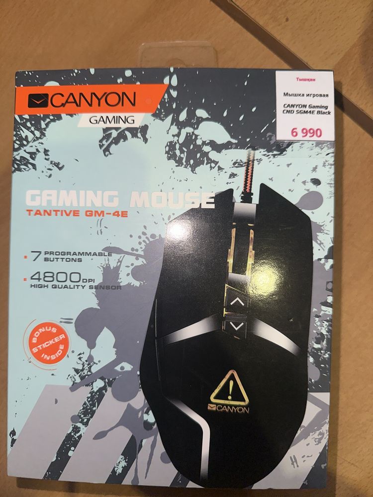 Мышка Игровая Canyon Gaming CND SGM4E Black