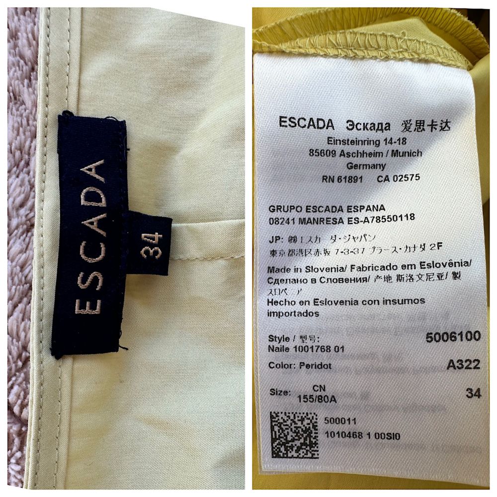 Блуза луксозна марка Escada N21 (Alessandro Dell’Acqua) оригинална
