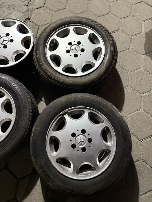 Диски R16 ромашки с жирными параметрами на мерседес