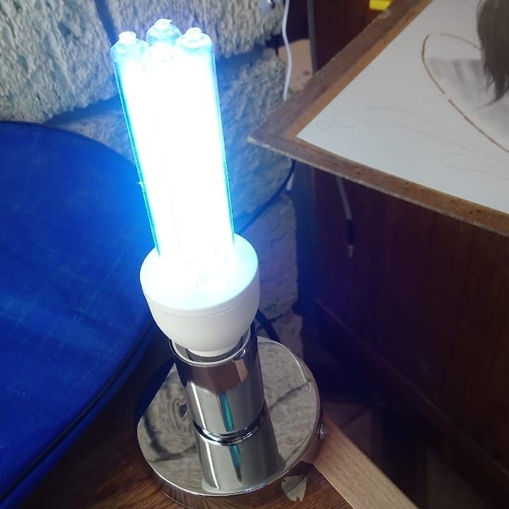 Кварцевая настольная  лампа, кварц облучатель бактерицидный
