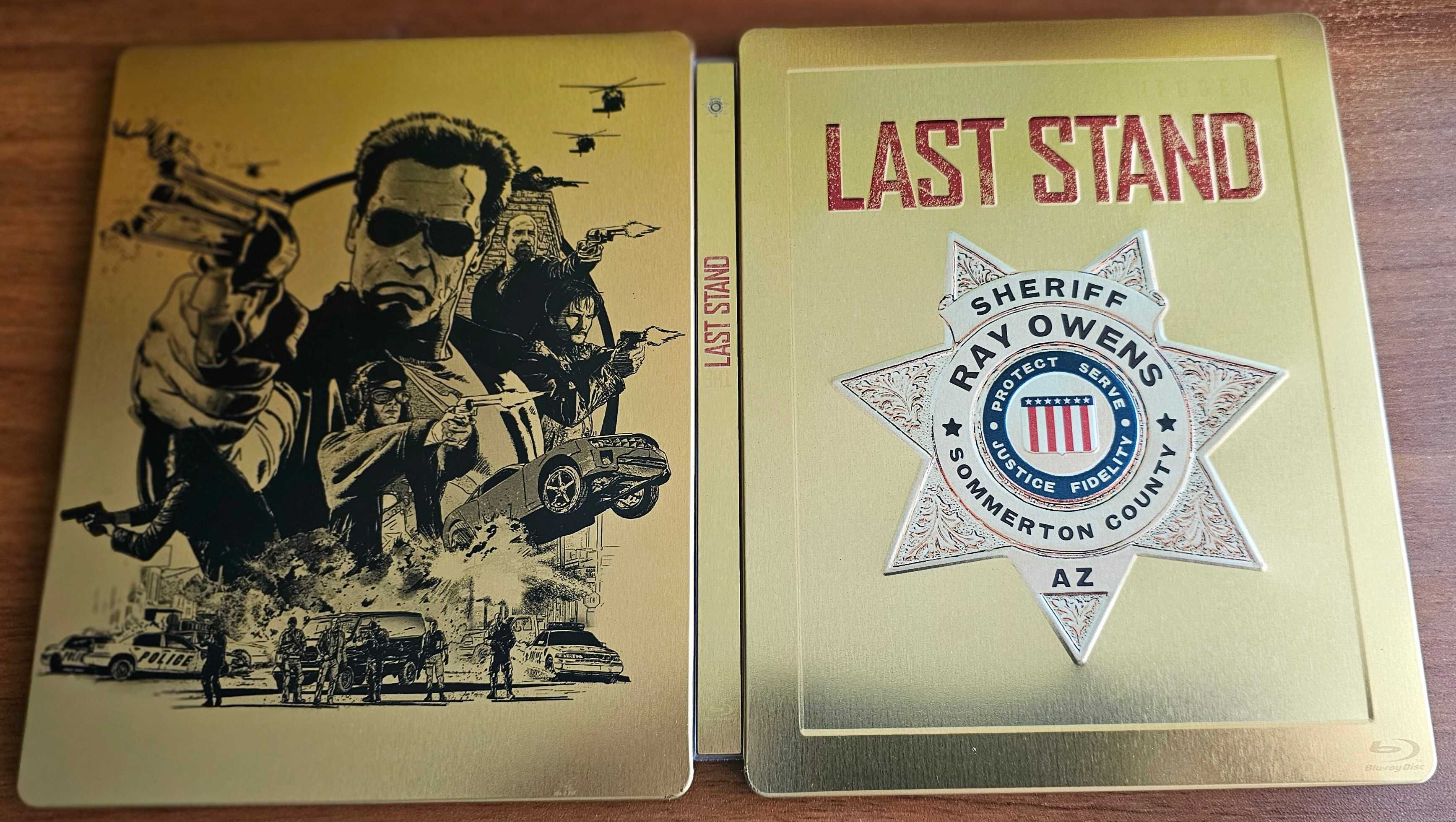 Vand steelbook Last Stand bluray, nou, neutilizat, cu Schwarzenegger
