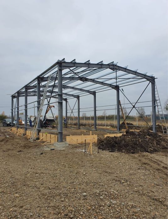 Vand Hala Metalica 10 X 20 structura completa