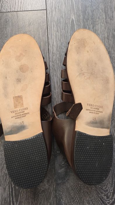 Италиански мъжки сандали от естествена кожа Andrea Puccini