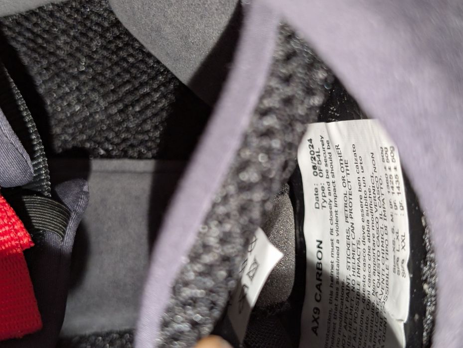 Casca moto adventure AGV ax9 carbon L