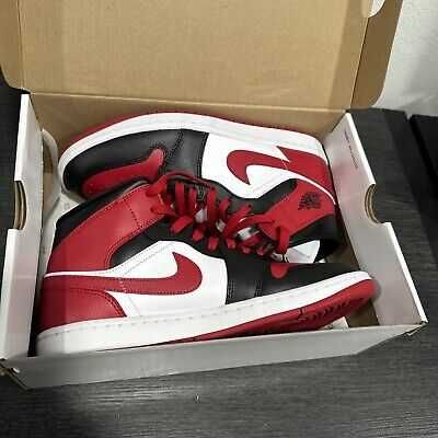 Air Jordan 1 Mid "White Red Black"