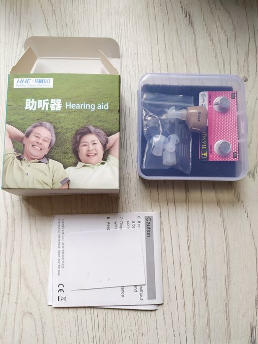 Слуховой аппарат заушный и внутреушной