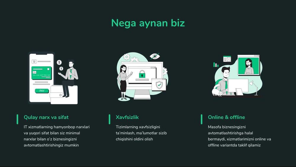 IT xizmatlar (First Coder Group]
