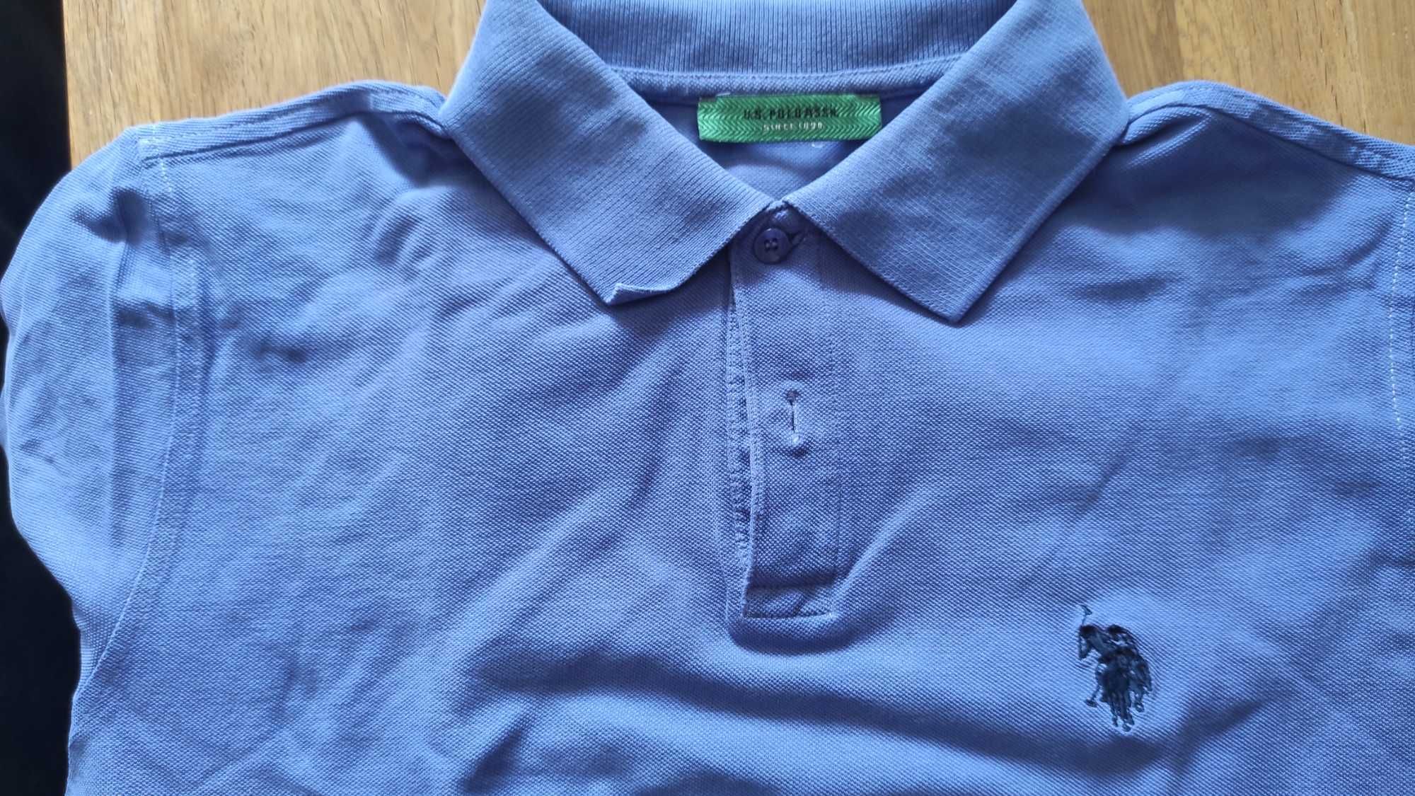 Мъжка блуза с къс ръкав U.S.Polo Assn.,тениска с яка