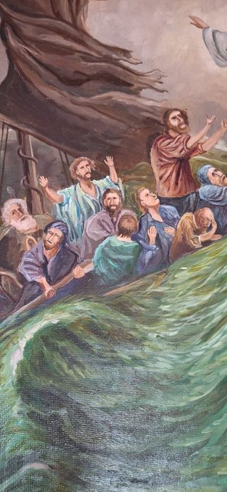 Tablou pictura panza în ulei