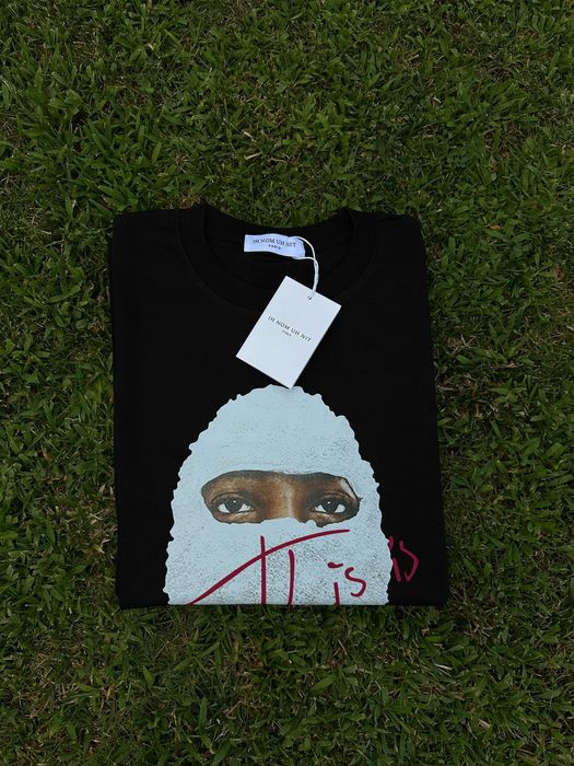 Tricou IH NOM UH NIT / Negru / Alb