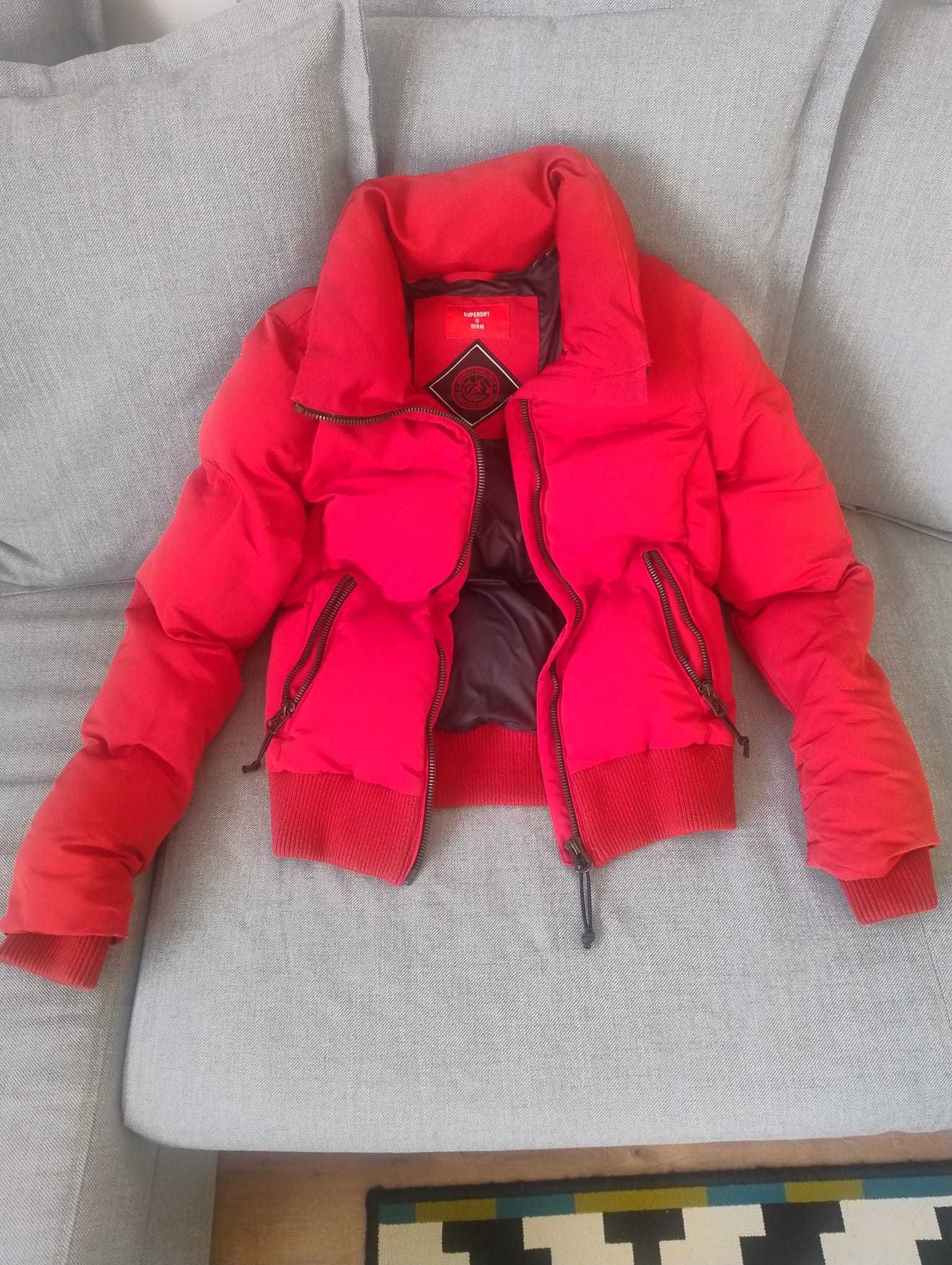 Момичешко / Дамско зимно яке със сваляща се качулка на SuperDry