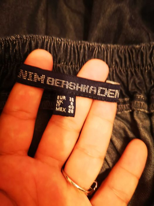 Salopetă denim nouă
