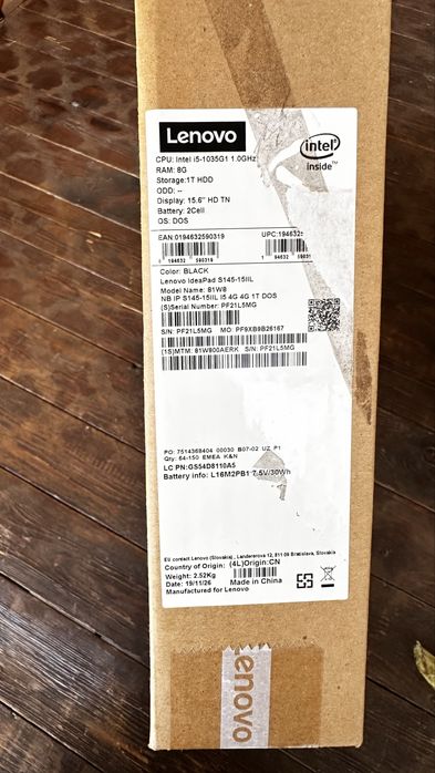 Как новый lenova core i5 каробка bor- odeal holatda