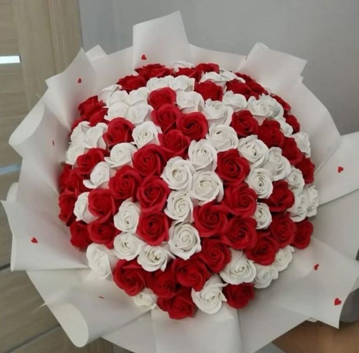 Buchete , trandafiri de săpun