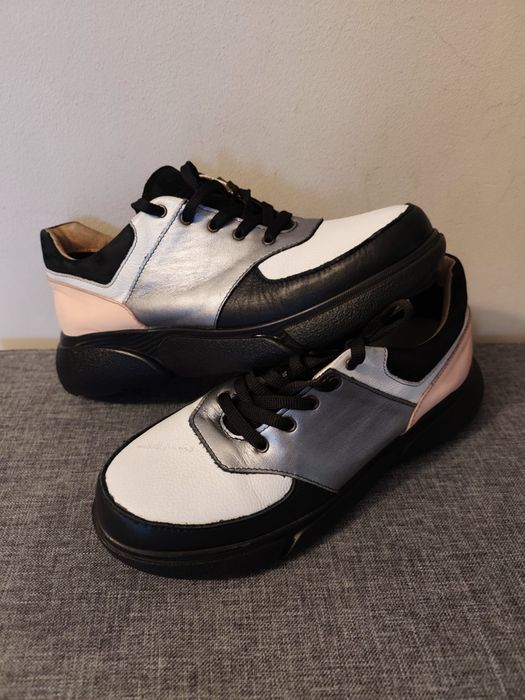 Pantofi casual din piele naturala