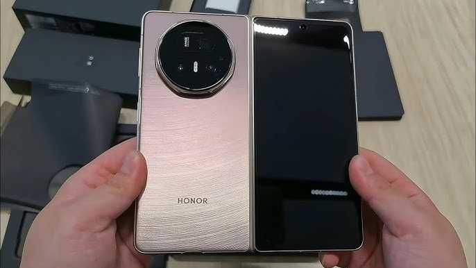 Honor Magic V5 Dual sim 5G с меню на BG език най-тънкият foldable тел.
